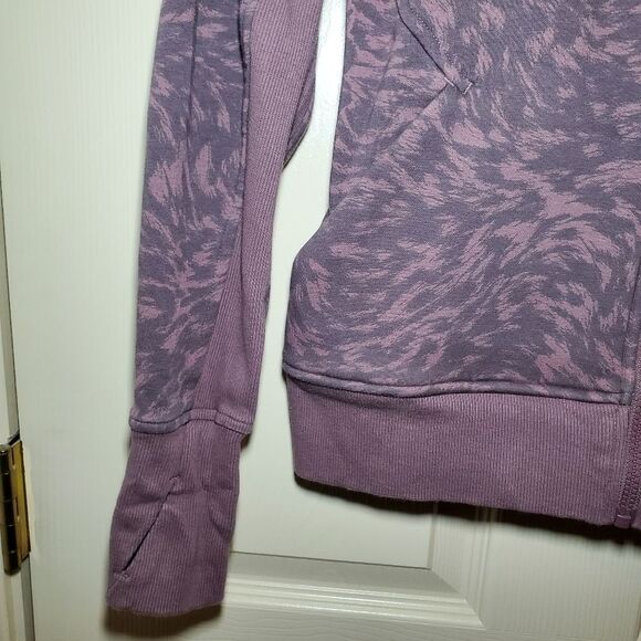 Athleta Triumph Printed Hoodie Jacket Size XXS - Picture 4 of 13